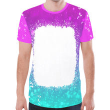 Load image into Gallery viewer, Ombre Glitter "Bleach" New All Over Print T-shirt for Men (Model T45)