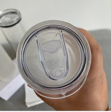 Load image into Gallery viewer, Glass Tumbler 25 oz. Frosted or Clear with Lid and Straw