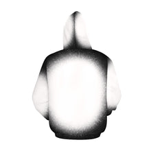 Load image into Gallery viewer, Black Hoodie All Over Bleach All Over Print Hoodie Unisex