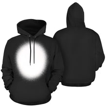 Load image into Gallery viewer, Black Hoodie Bleach Blank All Over Print Hoodie Unisex