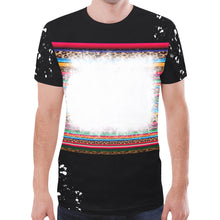 Load image into Gallery viewer, Sarape Half "Bleach" Front New All Over Print T-shirt for Men (Model T45)