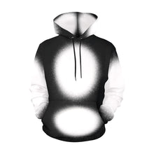 Load image into Gallery viewer, Black Hoodie All Over Bleach All Over Print Hoodie Unisex
