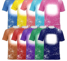 Load image into Gallery viewer, *Pre-Order Faux Bleached T-Shirt Square Sublimation Area
