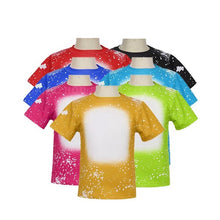 Load image into Gallery viewer, *Pre-Order Child Faux Bleached T-Shirt Rectangle Sublimation Area
