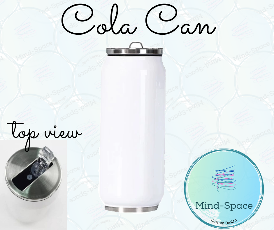 Cola Can Sublimation Blank Tumbler 12 oz