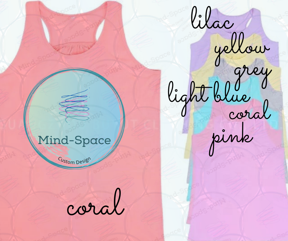 95% Polyester 5% Spandex Blank Sublimation Adult Tank Top