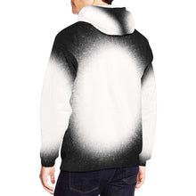 Load image into Gallery viewer, Black Hoodie All Over Bleach All Over Print Hoodie Unisex
