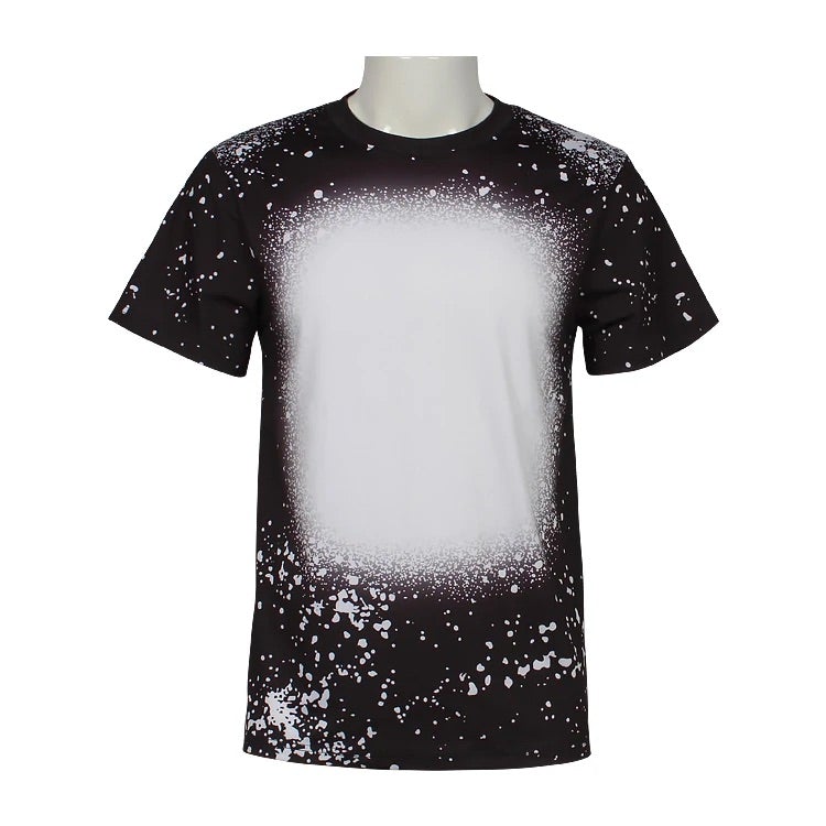 *Pre-Order Faux Bleached T-Shirt Rectangle Sublimation Area