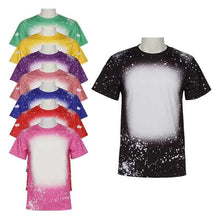 Load image into Gallery viewer, *Pre-Order Faux Bleached T-Shirt Rectangle Sublimation Area
